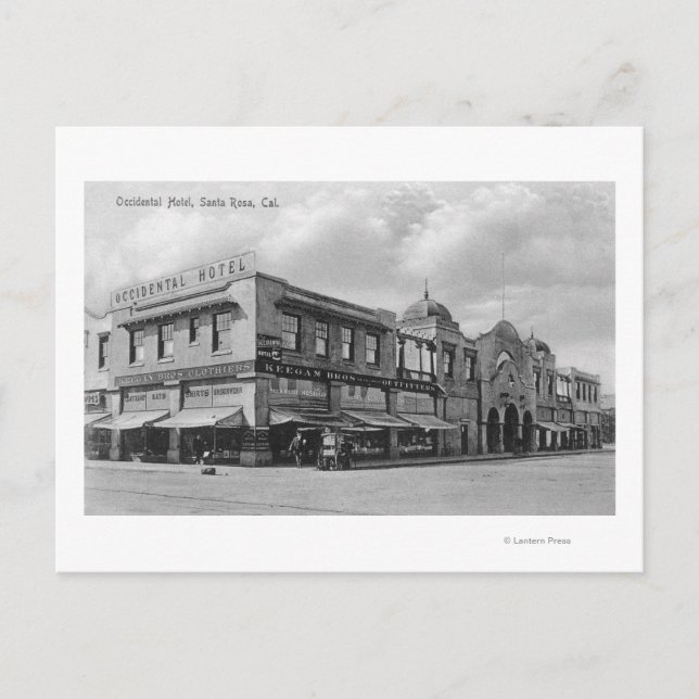 Außenansicht des Occidental Hotels Postkarte (Vorderseite)
