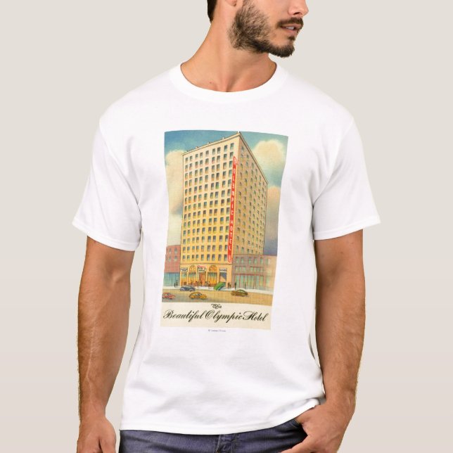 Außenansicht des olympischen Hotels T-Shirt (Vorderseite)