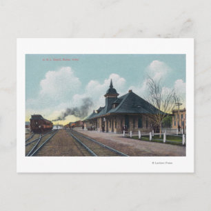 Außenansicht des OSL-Depots, ID Postkarte