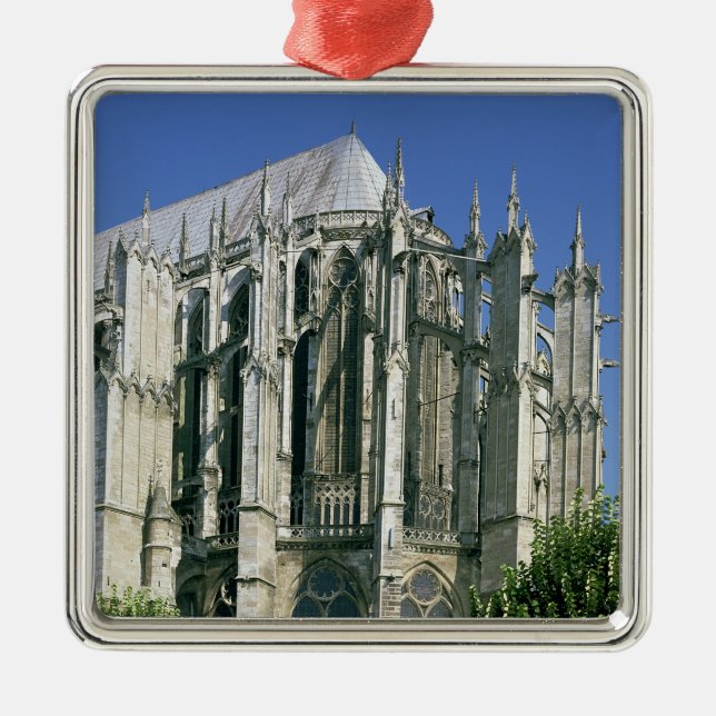 Außenansicht des östlichen Endes Silbernes Ornament (Vorne)
