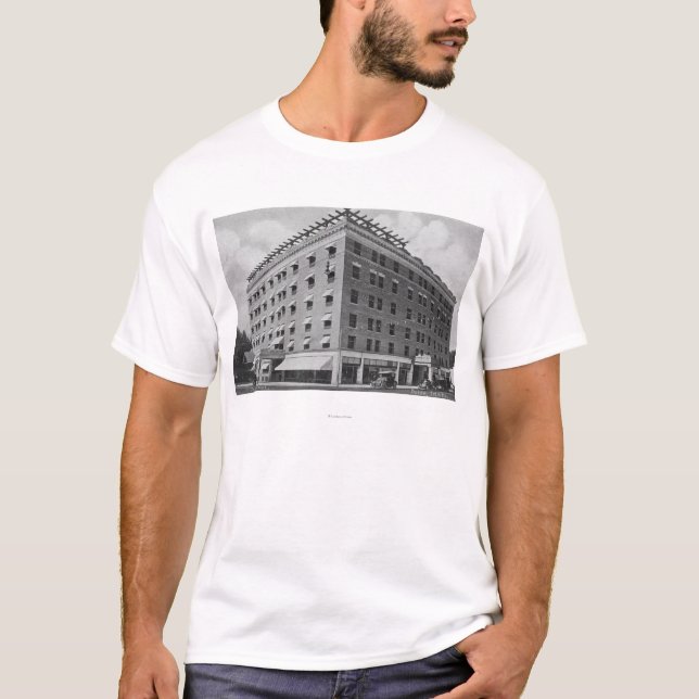 Außenansicht des Owyhee HotelBoise, Identifikation T-Shirt (Vorderseite)