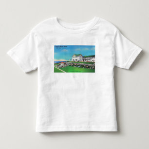 Außenansicht des pazifischen Strand-Hotels Kleinkind T-shirt