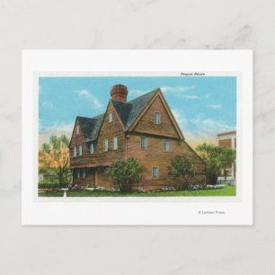 Außenansicht des Pequot House Postkarte