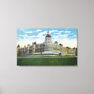 Außenansicht des Polen-Frühlings-Hauses 2 Leinwanddruck