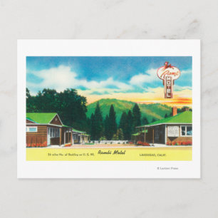 Außenansicht des Rambi MotelLakehead, CA Postkarte