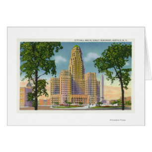 Außenansicht des Rathauses und McKinley