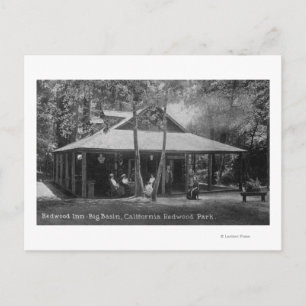 Außenansicht des Redwood Inn Postkarte