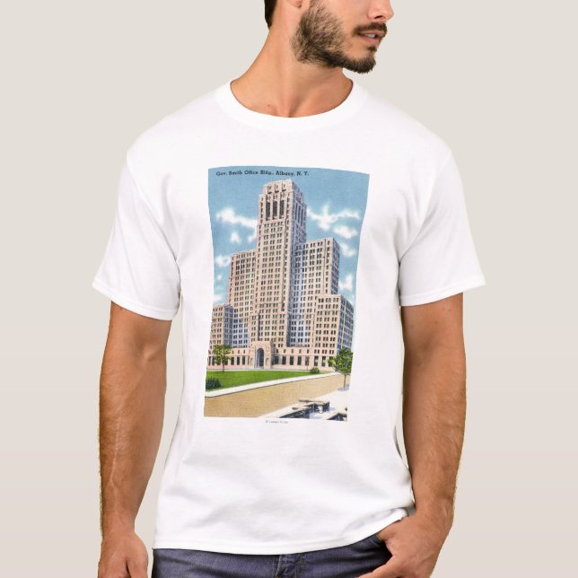 Außenansicht des reg.-Smith-Büro-Gebäude T-Shirt (Vorderseite)