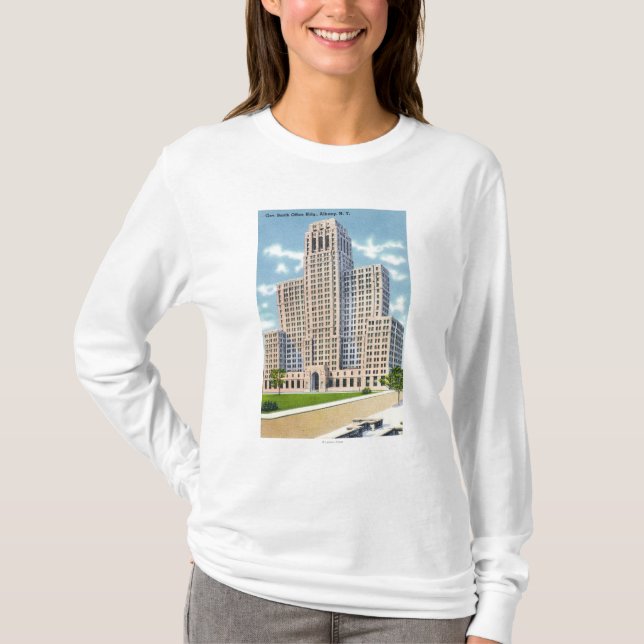 Außenansicht des reg.-Smith-Büro-Gebäude T-Shirt (Vorderseite)