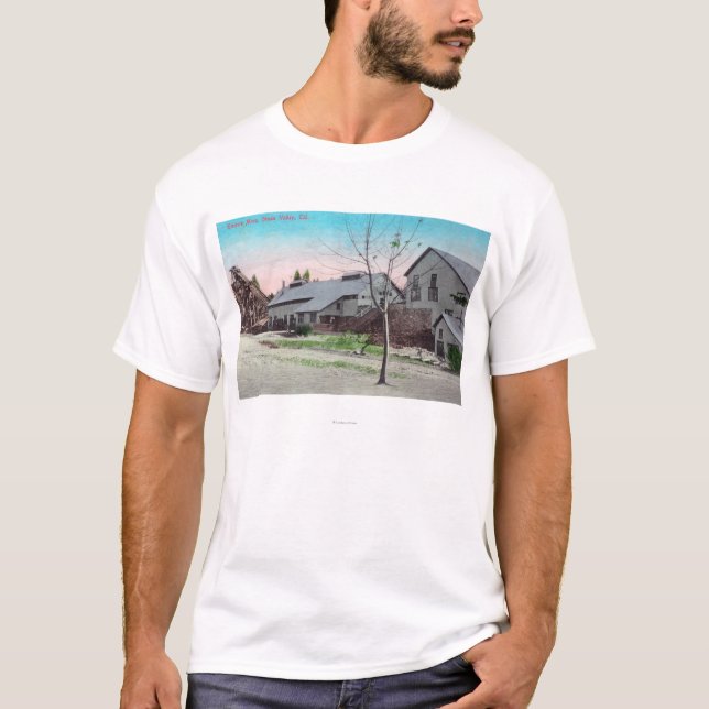 Außenansicht des Reich-Bergwerkes T-Shirt (Vorderseite)