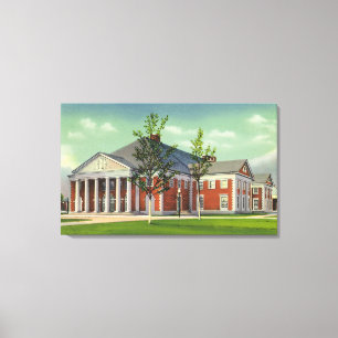 Außenansicht des Saratoga Wellness-Center Theaters Leinwanddruck