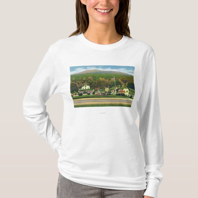 Außenansicht des Schlucht-Hauses T-Shirt (Vorderseite)