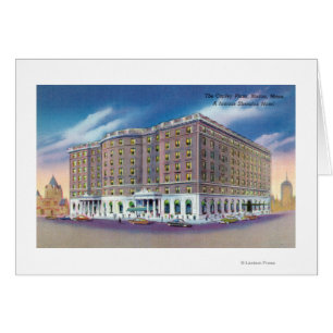 Außenansicht des Sheraton Hotel in Copley