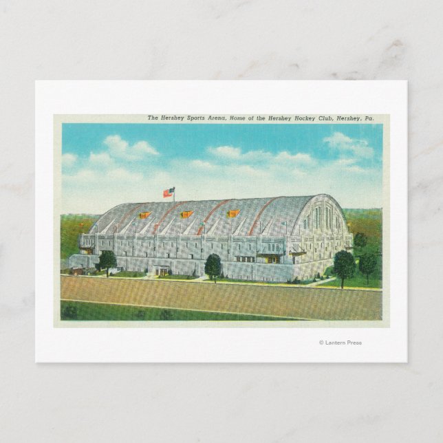 Außenansicht des Sportbereichs Hershey Postkarte (Vorderseite)
