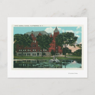 Außenansicht des Staat Normale Schule Postkarte
