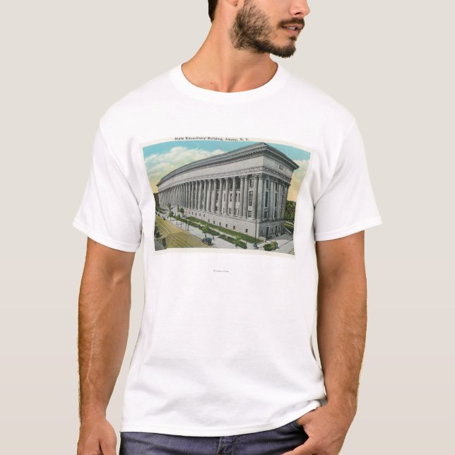 Außenansicht des Staats-pädagogischen Gebäude T-Shirt (Vorderseite)