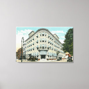 Außenansicht des Stuyvesant Hotels Leinwanddruck