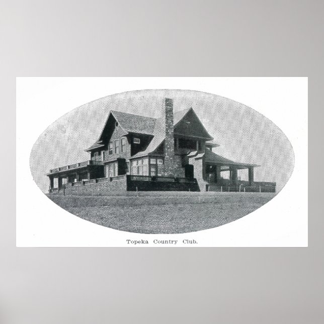 Außenansicht des Topeka Country Club Poster (Vorne)