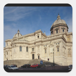 Außenansicht des Tribunes Quadratischer Aufkleber