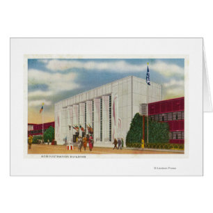 Außenansicht des Verwaltungs-Blinds