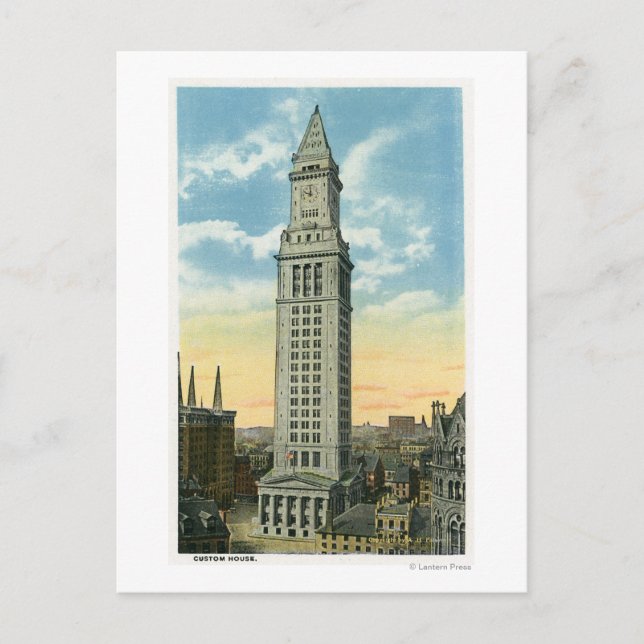 Außenansicht des Zollhauses Postkarte (Vorderseite)