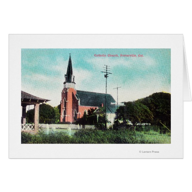 Außenansicht einer katholischen Kirche (Vorderseite (Horizontal))