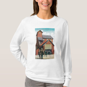 Außenansicht eines Bergwerkes, T-Shirt