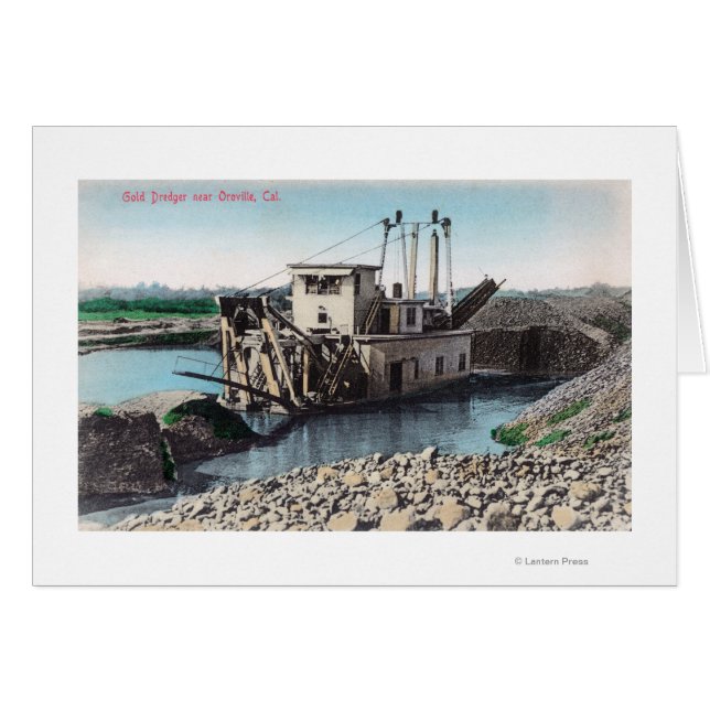 Außenansicht eines Goldenen DredgerOroville, CA (Vorderseite (Horizontal))