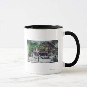 Außenansicht eines Klotzes CabinCazadero, CA Tasse
