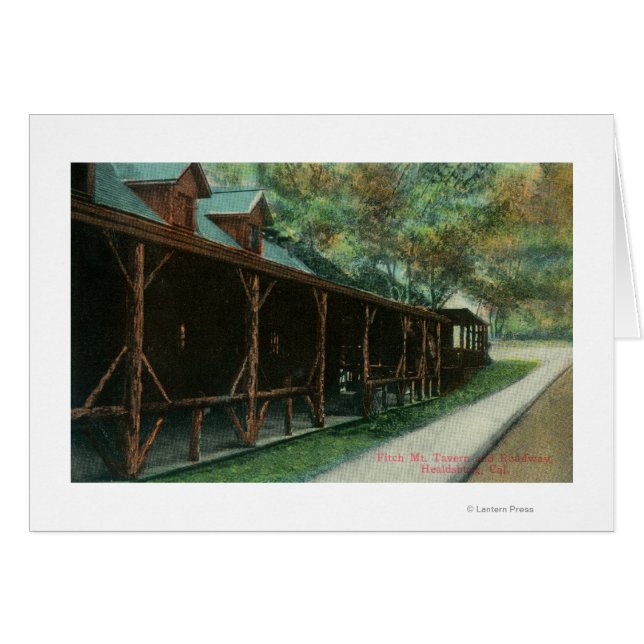 Außenansicht Fitch Mt. Taverne und Straße (Vorderseite (Horizontal))