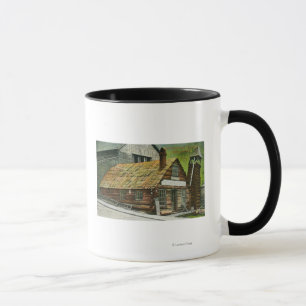 Außenansicht Holzhaus Soda Works, Kirche Tasse