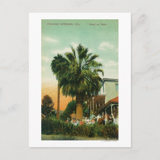 Außenansicht Hotel au Palm Postkarte (Vorderseite)