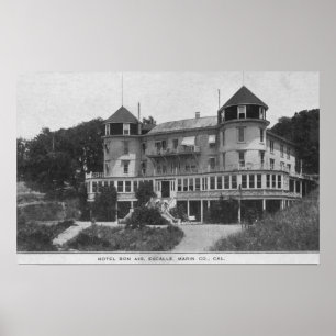 Außenansicht Hotel Bon Air in Escalle Poster