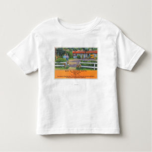 Außenansicht neuen Motels EL Rancho Kleinkind T-shirt