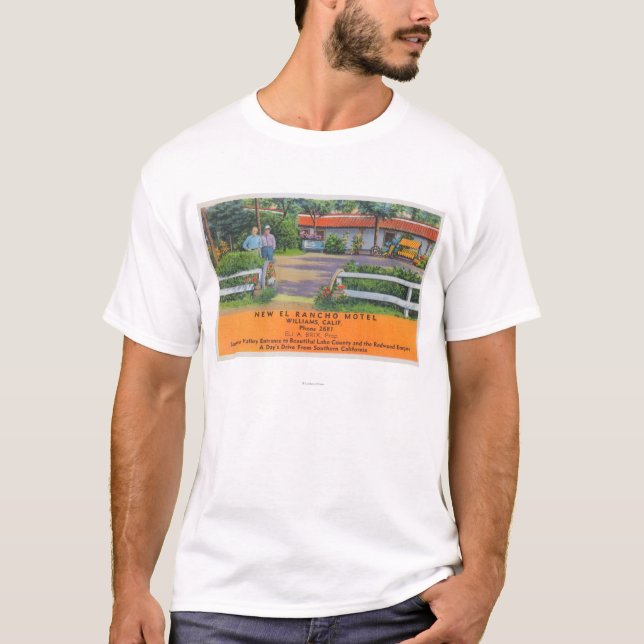 Außenansicht neuen Motels EL Rancho T-Shirt (Vorderseite)