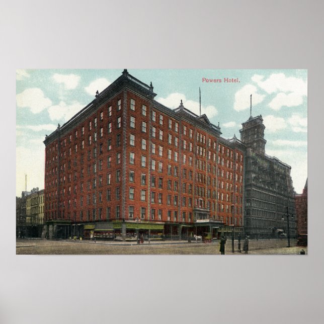 Außenansicht Powers Hotel Poster (Vorne)