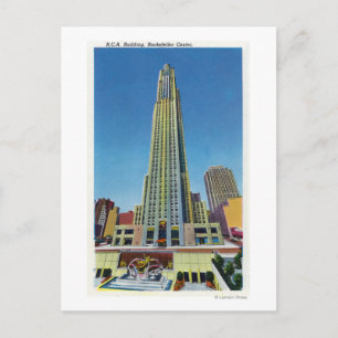 Außenansicht RCA Bldg, Rockefeller Center Postkarte