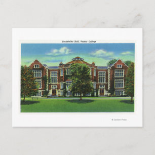 Außenansicht Rockefeller Hall, Vassar Postkarte
