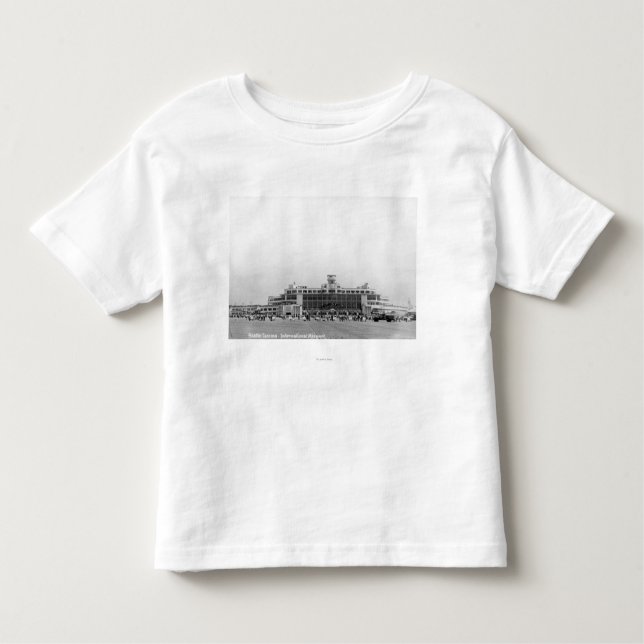 Außenansicht Seattle-Tacoma internationalen Kleinkind T-shirt (Vorderseite)