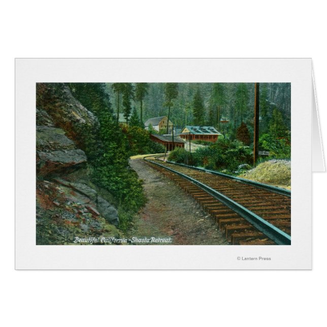 Außenansicht Shasta Retreat von Bahngleisen (Vorderseite (Horizontal))