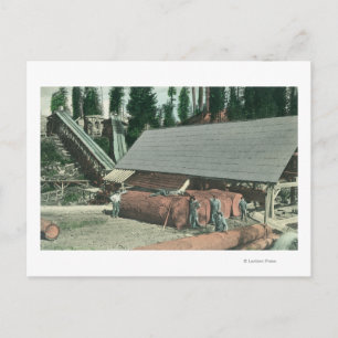 Außenansicht von Bentons MillRedding, CA Postkarte