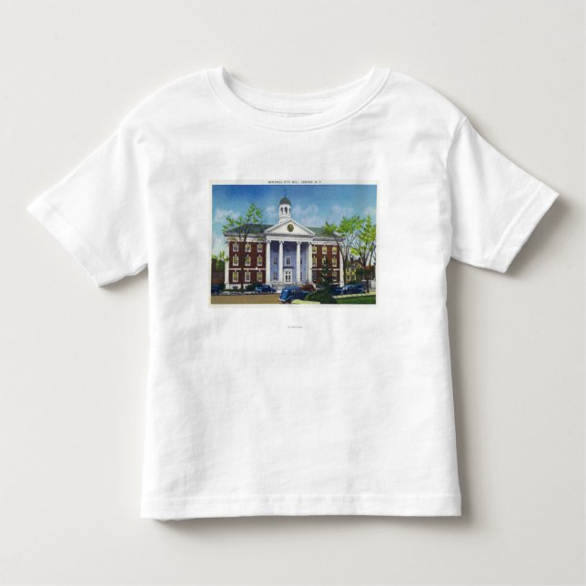 Außenansicht von Erinnerungsrathaus Kleinkind T-shirt (Vorderseite)