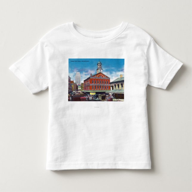 Außenansicht von Faneuil Hall Kleinkind T-shirt (Vorderseite)