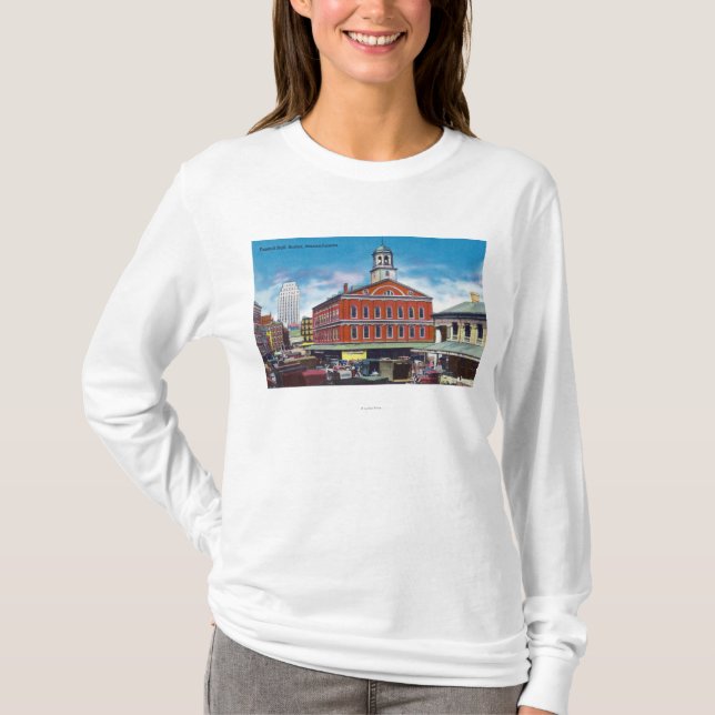 Außenansicht von Faneuil Hall T-Shirt (Vorderseite)