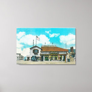 Außenansicht von Hagemans Meeresgrotte Leinwanddruck