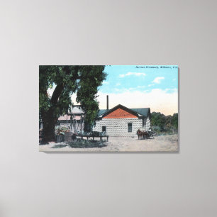 Außenansicht von Jacinto Creamery Willows, CA Leinwanddruck