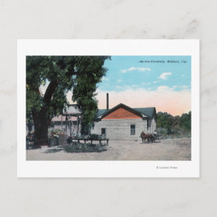 Außenansicht von Jacinto Creamery Willows, CA Postkarte