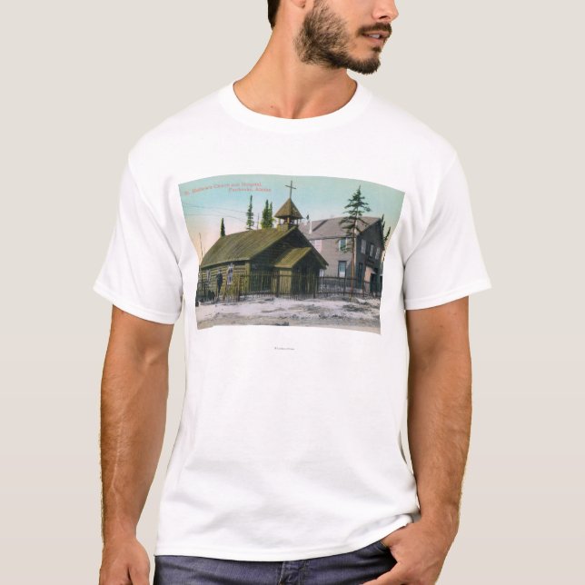 Außenansicht von Kirche St. Mathews und T-Shirt (Vorderseite)