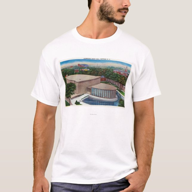 Außenansicht von Kleinhans Auditorium T-Shirt (Vorderseite)