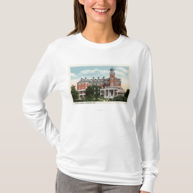 Außenansicht von Krankenhaus St. Vincent T-Shirt (Vorderseite)